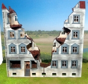 1:72 Scale - Berlin Houses - Destroyed House 2